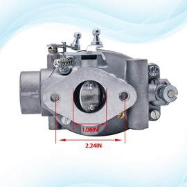 JDLLONG 8N9510C 8N9510C-HD Carburetor Fit For Ford Tractor 2N 8N 9N 1939-1952 TSX33 TSX241A TSX241B TSX241C Replace 9N9510A B3NN9510A Carb with 2NAA9155B Fuel Sediment Bowl