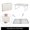Unbranded 3ft Folding Camping Table Aluminium Carry BBQ Picnic Desk