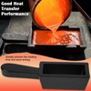 25 oz Troy Ounce Gold Bar Loaf Cast Iron Ingot