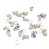 For STIHL 10pcs Recoil Starter Pawl Washer Clip For Stihl