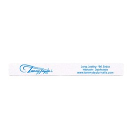 Tammy Taylor Long Lasting 180g Zebra File | Shape & File Rough, Bumpy Nails to a Smooth Finish (Small)