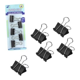 Blinder lips Clip Para Carpeta Papeles Mariposa Oficina Mediano 15 Piezas