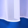 The Textile House Sue White Plain Lead Weighted Voile Net