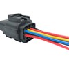 1 Set 8 Pin Car Engineering Waterproof Electrical Wire Cable