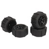 VGEBY 4pcs RC Tyre Wheel, Strong Grip Pattern RC Car