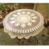 Hetao 100% Cotton Handmade Crochet Round Tablecloth Doilies Lace Table