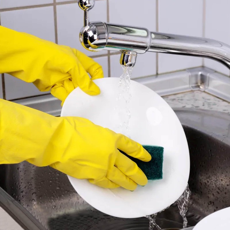 Blooven Kitchen Dishwashing Gloves, Small