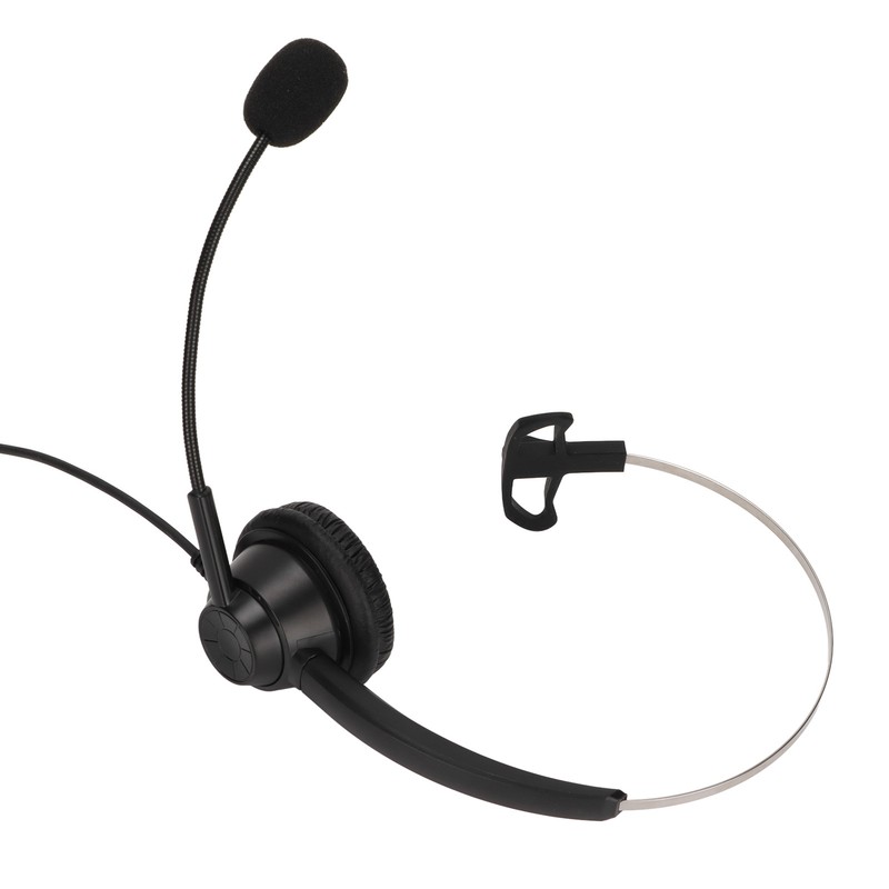 H360‑3.5‑U901 Single Ear Customer Service Headset Adjustable Volume Mute Unilateral