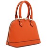 Zip-Around Classic Dome Satchel (Orange)