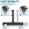 AOSTD Heavy Duty Metal Umbrella Base,Mobile Patio Umbrella Stand,Square Market