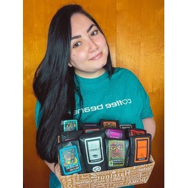 Indulgent Coffee Selection Gift Box | 100% Specialty Arabica Coffee | 12 Sample Bags of Medium Roast Ground Coffee