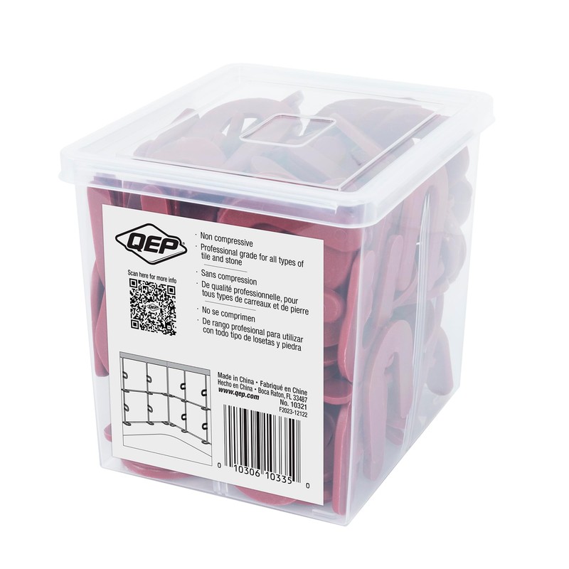 QEP 1/8" Horseshoe Shim Tile Spacers f for Marble, Granite