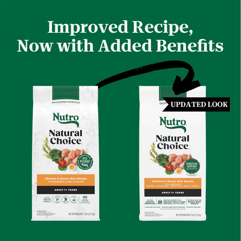 Nutro Natural Choice Adult Dry Dog Food, Chicken & Brown