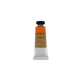 Charvin Extra Fine Professional French Yellow Orange Artist Oil Paint 20 ml - Triple-Milled for Smoothness, Rich Texture, Poppy Oil-Based, Light-Fast, Handmade Oil Color Paints for Professionals