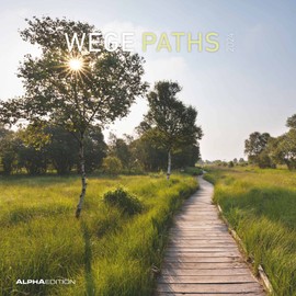 Wege 2024 - Brochure Calendar 30 x 30 cm (30 x 60 cm Open) - Calendar with Space for Notes - Paths - Picture Calendar - Wall Planner - Natural Calendar: Paths