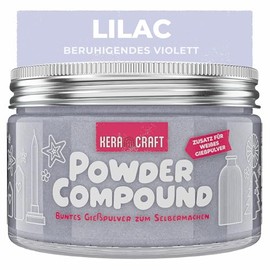 KERACRAFT Powder Compound 150 g - Lilac - Up to 15 kg Colourful Casting Powder for DIY