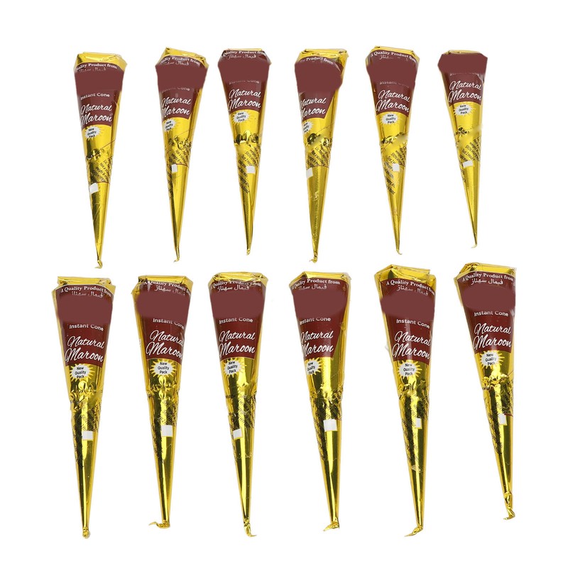 12pcs Temporary Tattoo Pastes 10.6 Oz Drawing Waterproof Semi Permanent