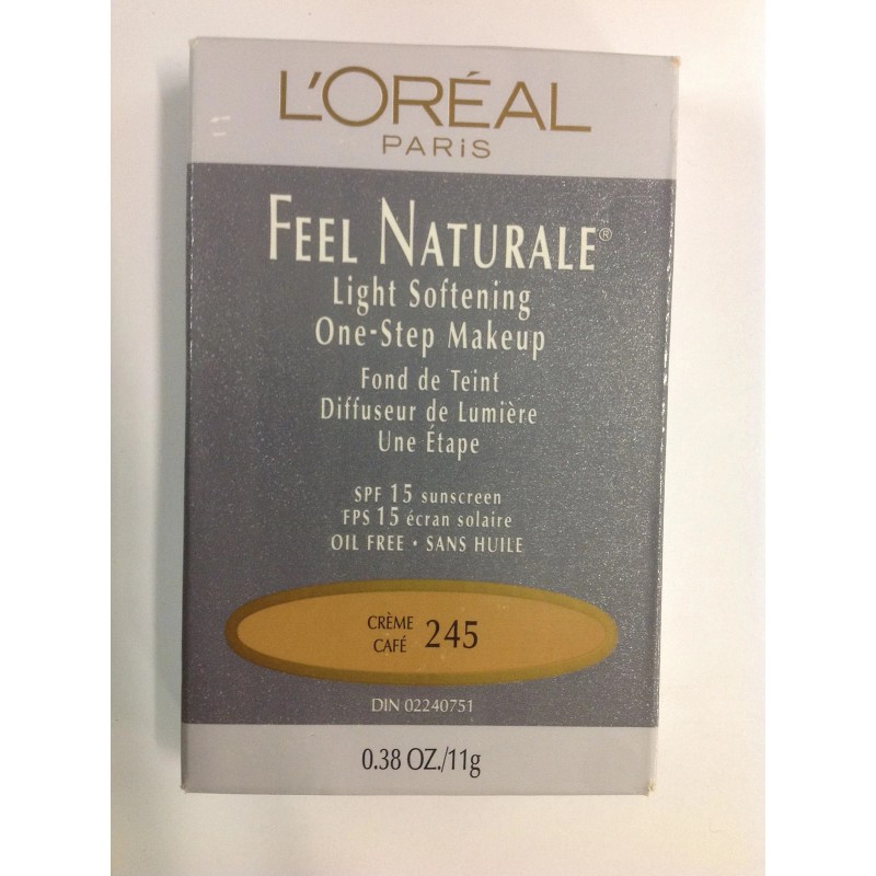 L'OREAL FEEL NATURALE LIGHT SOFTENING ONE STEP MAKEUP CREME CAFE