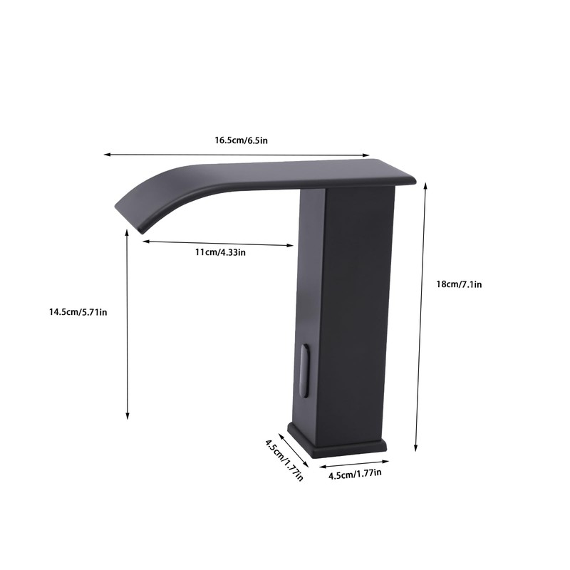 Sensor Tap for Bathroom and Kitchen, Stainless Steel Non-Contact Automatic