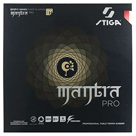 STIGA Adult (Unisex) Mantra Pro H Table Tennis Pad Black 2.1mm
