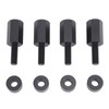4Pcs Seat Lift Mount Kits 2 Inch Black Reliable Rugged