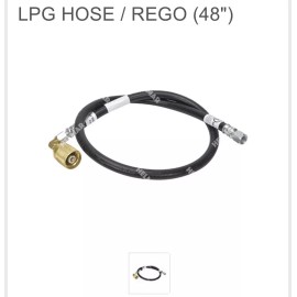 TS FORKLIFT PROPANE LP LPG TANK CYLINDER BOTTLE CONNECTION HOSE CABLE LINE 12 - 32" - HOSE 48 INCHES / REGO