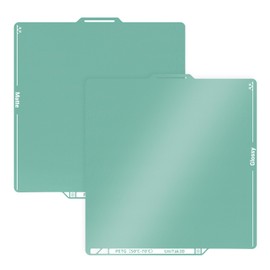 Energy-Saving Cold Build Plate for Bambu Lab X2D/P2S/P1S/A1/P1P/X1C/X1/X1E 3D Printers,257x257mm Double Sided Glossy+Matte Low-Temperature Print,Strong-Adhesion Platform(No Glue Required)-1PCS