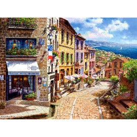CASTORLAND 3000 Piece Jigsaw Puzzles, Afternoon in Nice, Puzzle of France, Mediterranean View, Adult Puzzles, Castorland C-300471-2