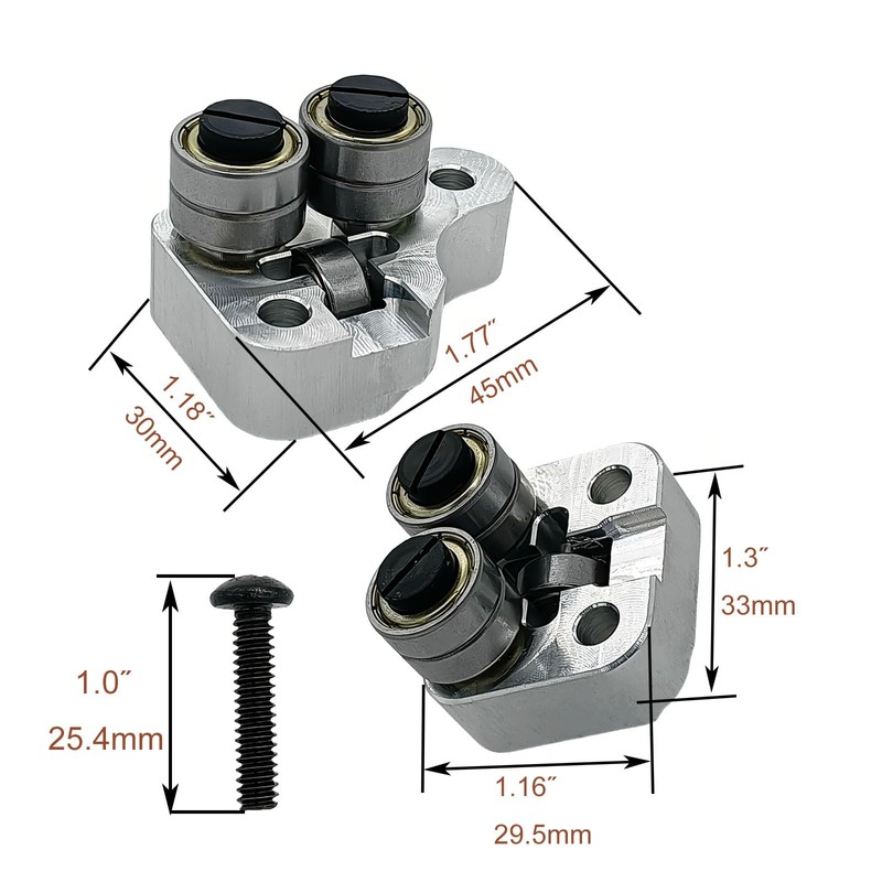 42-24-0015 42-28-0025 Front Rear Guide Roller Kit For Milwaukee Deep