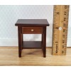 Handley House Dollhouse Side Table Night Stand with Drawer 1:12