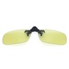 Polarized Clip On Glasses Day Night Duel Use Portable Polarized