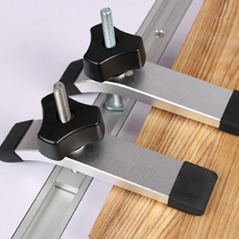 10 Sets T Track Knobs Stainless Steel M8x100mm Threaded Bolt