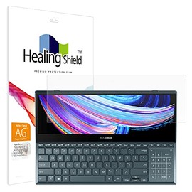 Healingshield Screen Protector Paper-Like Eye Protection Anti Blue Ray Anti Glare Paper Texture Film Compatible with ASUS ZenBook Pro Duo 15 OLED UX582LR [Screen Pad 1pc]