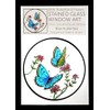HENSITA Static Window Cling in a Blue Butterflies Design