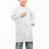 Children Laboratory Coats Turn Down Collar Adjustable Realistic Role Play