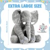 Yulejo Giant Stuffed Elephant Plush Animal Toy Huge Soft Big