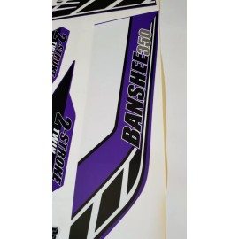 banshee yamaha banshee full graphics kit special edition  violet THICK AND HIGH GLOSS