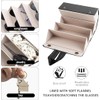 Sunglasses Travel Case, 5-Slot Glasses Storage Box, Foldable Glasses Storage