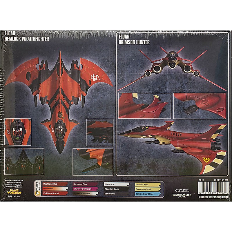 Warhammer 40,000 Eldar Hemlock Wraithfighter / Crimson Hunter (1 figure,