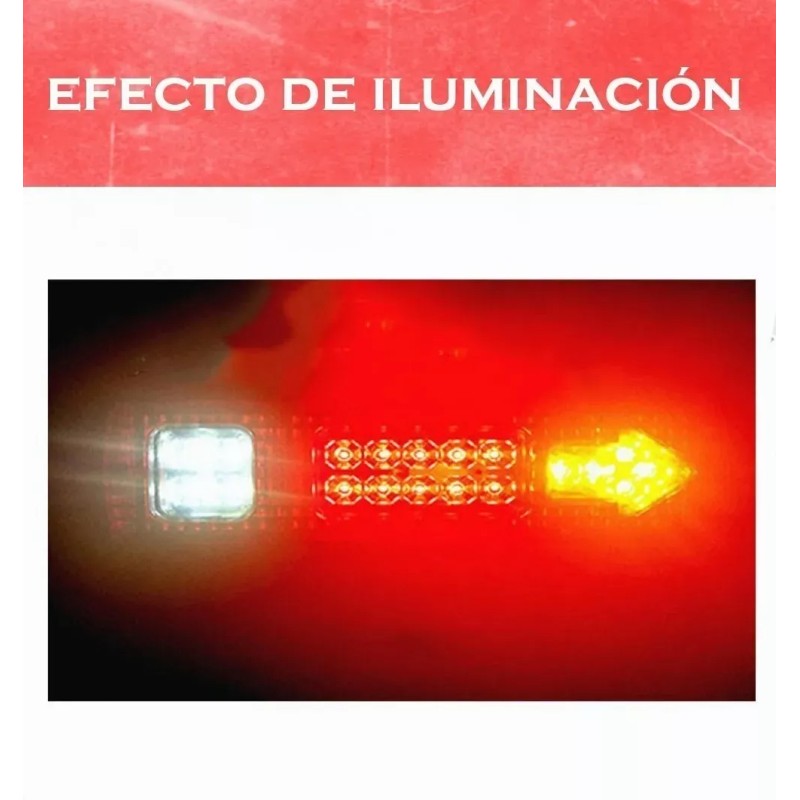 GAMAFOCUS 2 Paquete 12v 24v De Camión Luz Trasera Led
