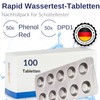 100 Rapid Water Test Tablets for Shake Tester, 50 x