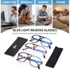 JM 3 Pack Oversized Aviator Reading Glasses for Women Men,