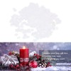 1000Pcs Snowflake Confetti 0.9in Vibrant Color Reusable Plastic Multi Purpose