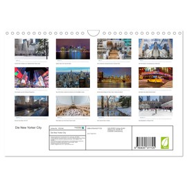 The New York City (Wall Calendar 2025 DIN A4 Landscape), CALVENDO Monthly Calendar