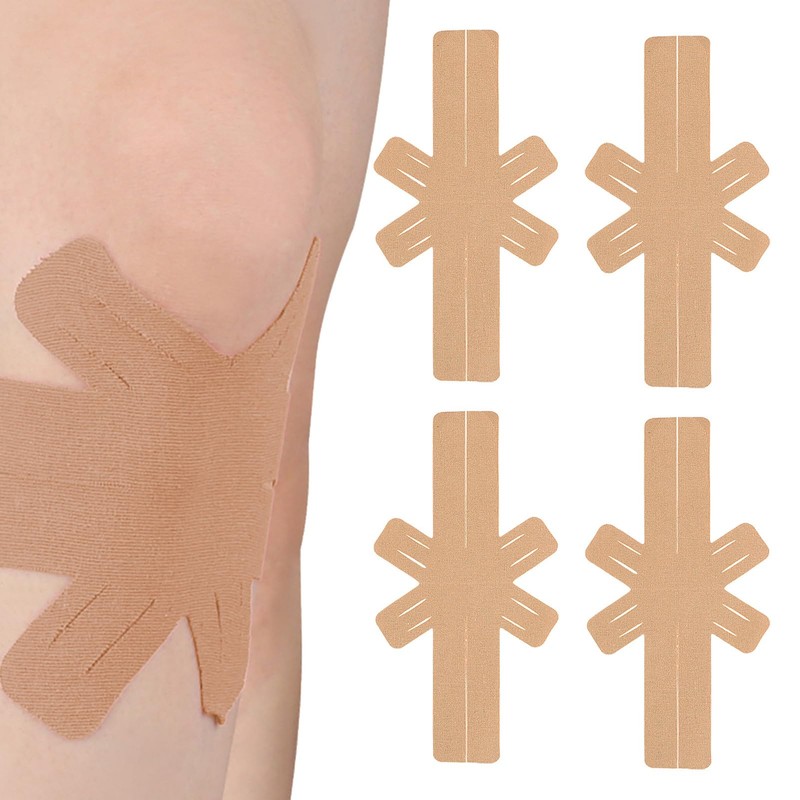 Knee Kinesiology Tape Pre Cut,Waterproof Athletic Tape for Knee |