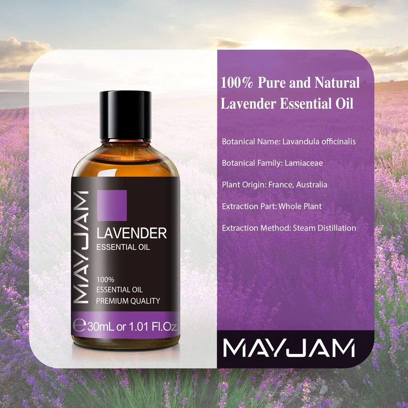 MAYJAM Essential Oil Lavender 30ml Massage Oil Aroma Oil Essential