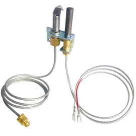 MCAMPAS 36" Leads Millivolt Pilot Assembly For Grand Canyon Variable Flame Vent Free Burner System. Natural and LP gas (Grand Canyon Millivolt Pilot Assembly)