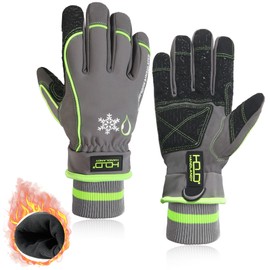 HLDD HANDLANDY Waterproof & Windproof Winter Gloves for Men Women, Touchscreen Thermal Gloves for Cold Weather, Ski Snowboard Work Glove