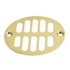 Westbrass Shower Strainer Set with Screws, Grill and Crown, Polished