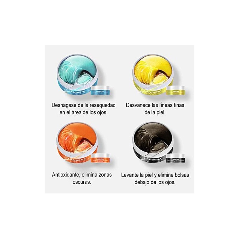LANBENA Parches De Ojos Original Elimina Ojeras Bolsas Lanbena (Perla